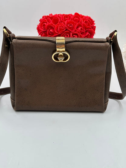 Gucci Vintage Tracolla GG Pelle Marrone – Etoilux