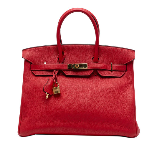 Hermès Birkin 35 – Togo Rouge Vif – 2012 – ▢P