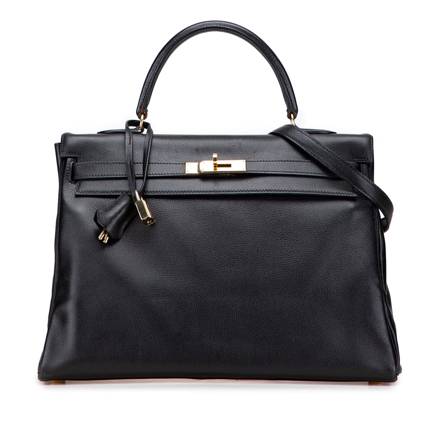 Hermès – Kelly Retourne 35 in Pelle Gulliver Noir (1997)