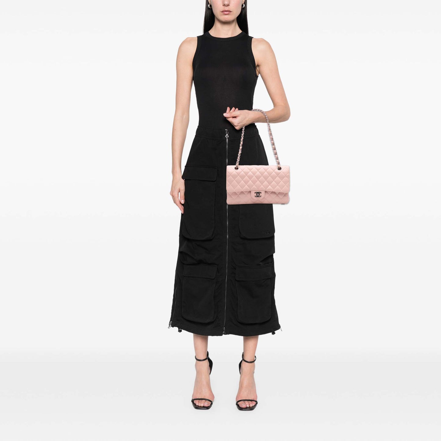 Chanel Caviar Classic Double Flap Medio
