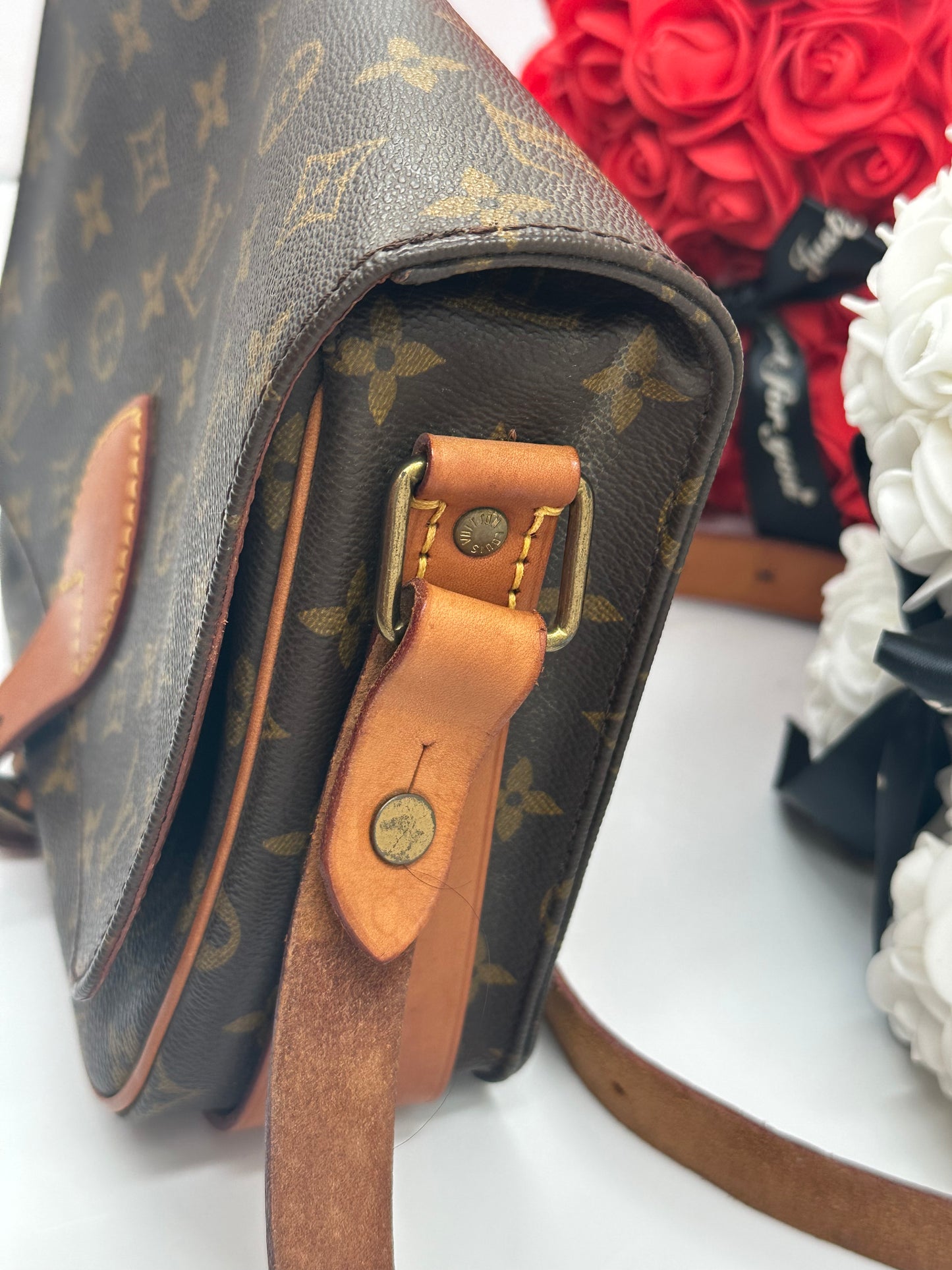 Louis Vuitton Cartouchière MM Tela Monogram – Tracolla Vintage