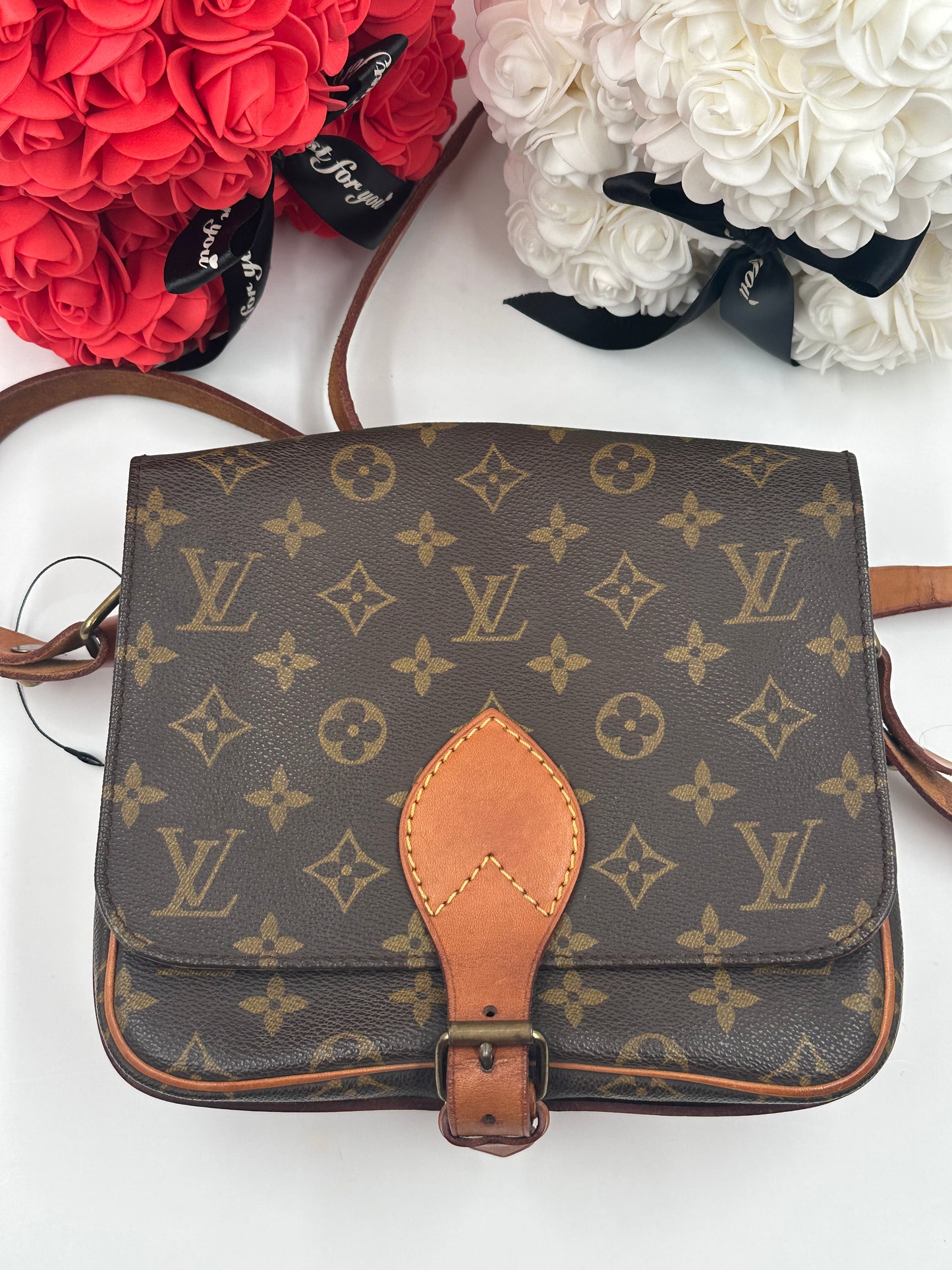 Louis Vuitton Cartouchière MM Tela Monogram – Tracolla Vintage