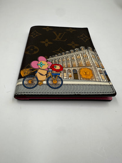 Louis Vuitton Passport Cover Christmas Animation "Paris" Monogram – Vivienne Edition, 2022