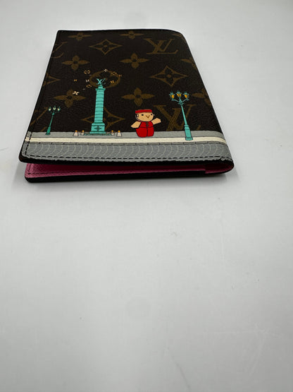 Louis Vuitton Passport Cover Christmas Animation "Paris" Monogram – Vivienne Edition, 2022