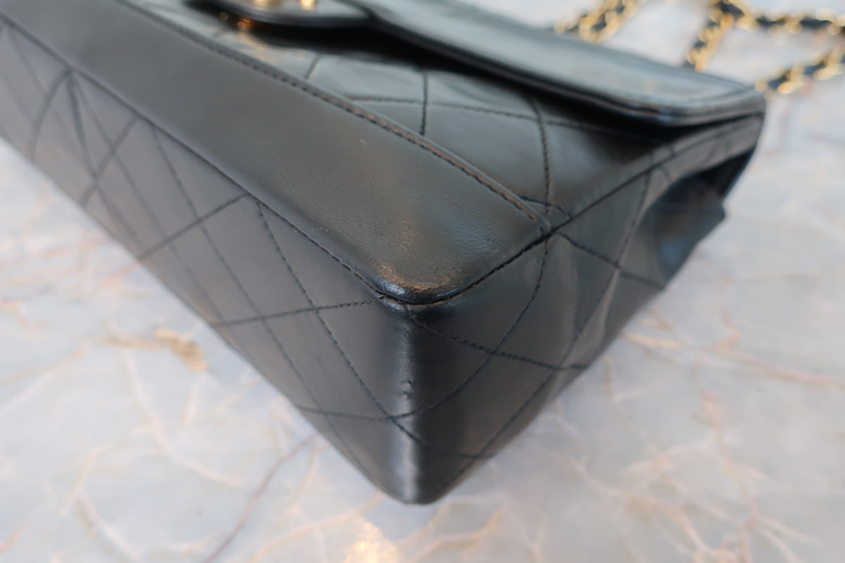 Chanel Vintage Flap Matelassé – Pelle Nera