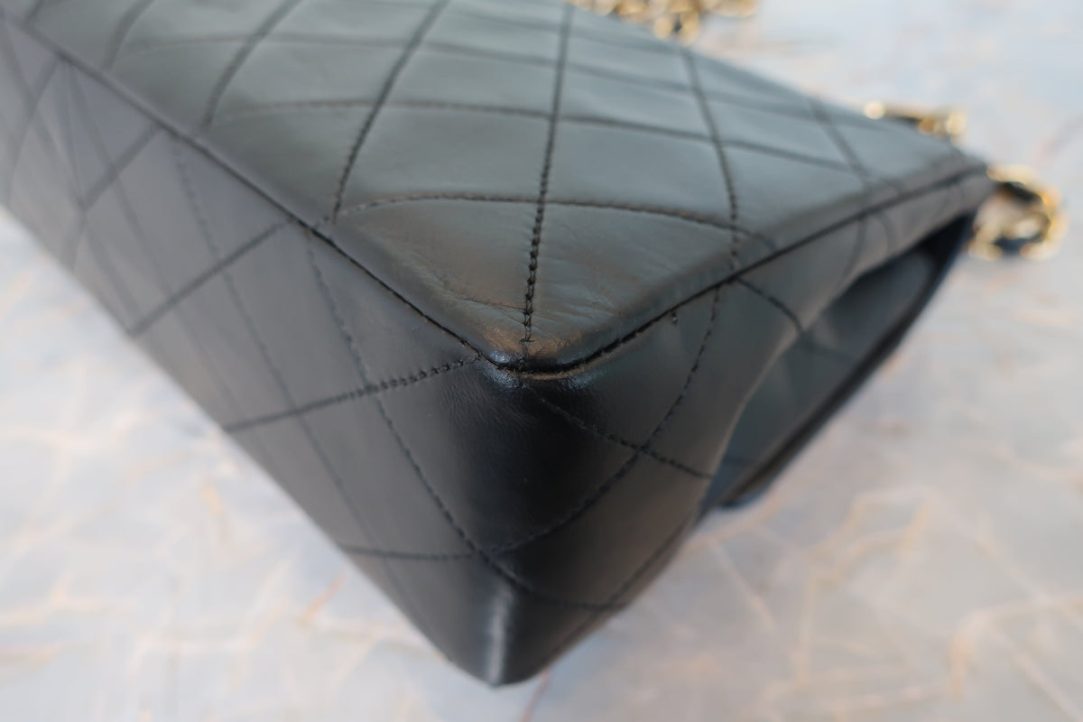 Chanel Vintage Flap Matelassé – Pelle Nera
