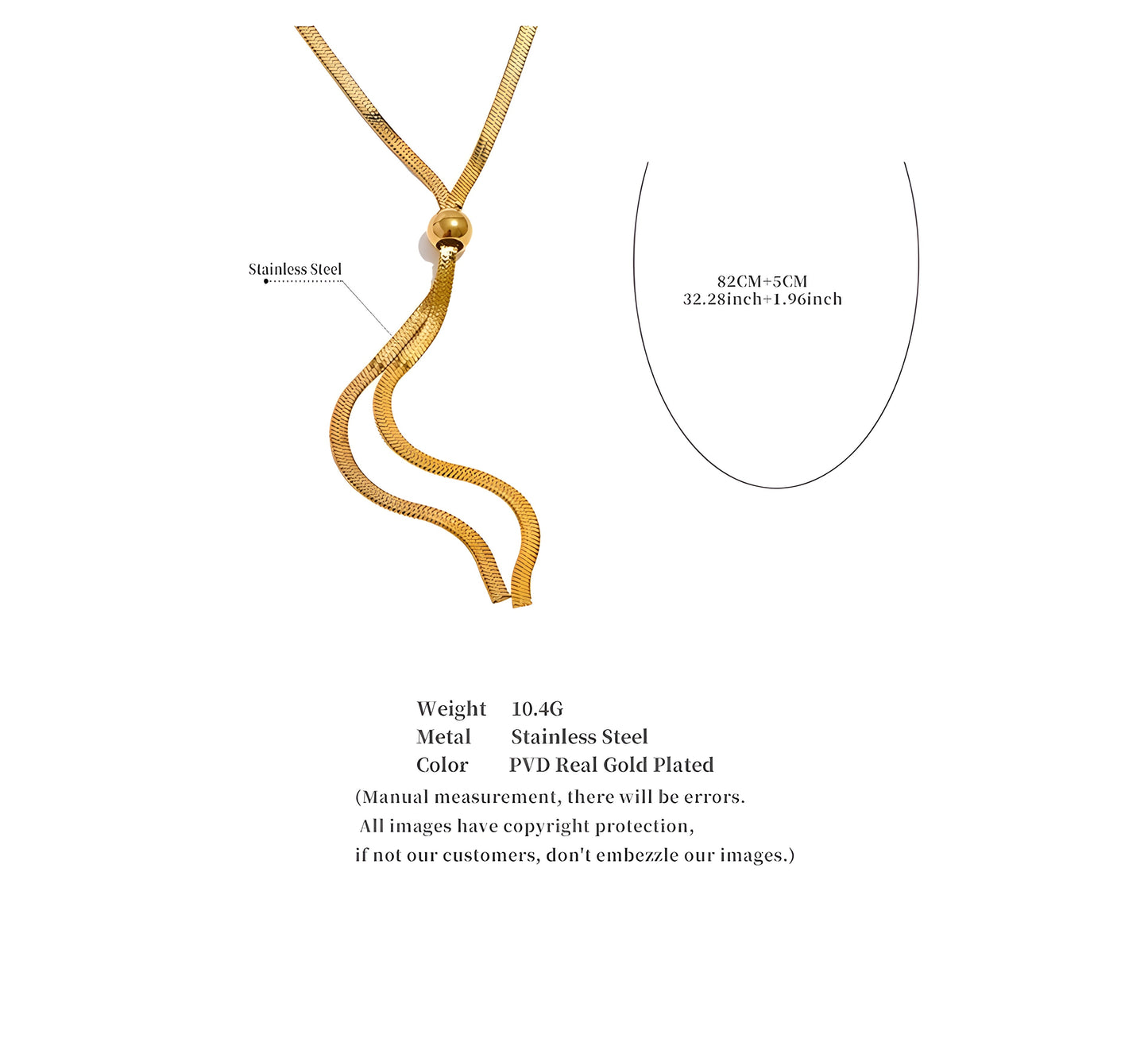 BEHI LINA long NECKLACE