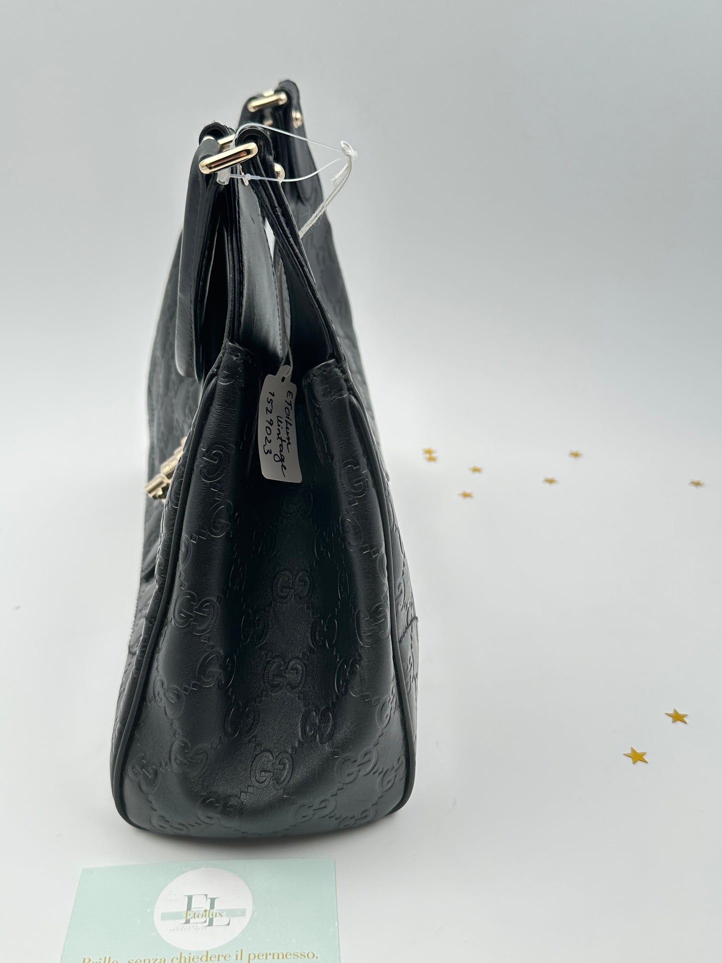 Gucci Jackie Medium in pelle Guccissima nera – 2000s
