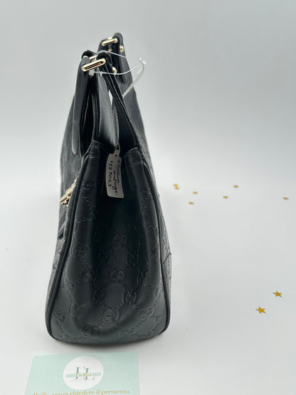Gucci Jackie Medium in pelle Guccissima nera – 2000s