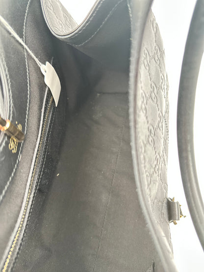 Gucci Jackie Medium in pelle Guccissima nera – 2000s