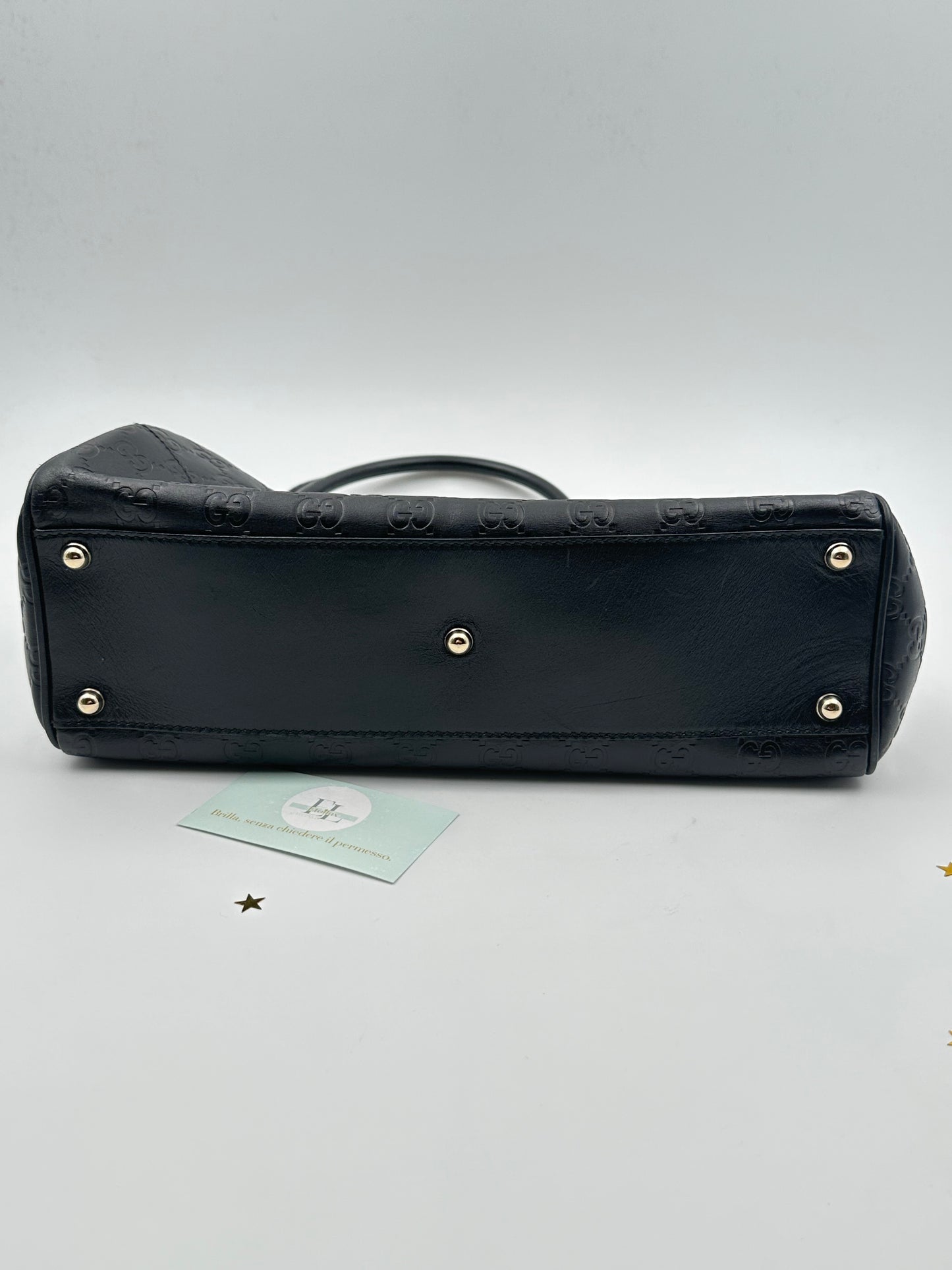 Gucci Jackie Medium in pelle Guccissima nera – 2000s