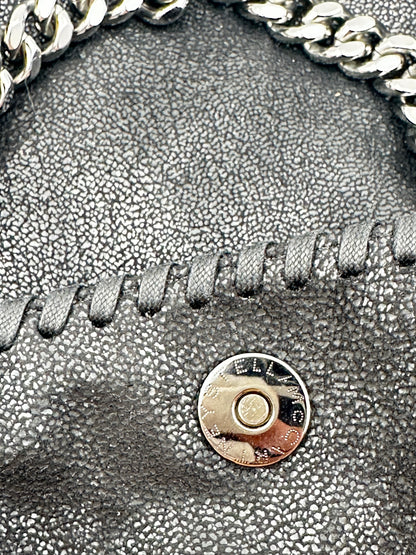 Stella McCartney Falabella Mini Graffiti Logo – Nero