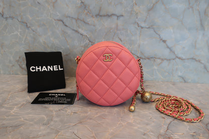 Chanel Round Clutch con Catena - Etoilux