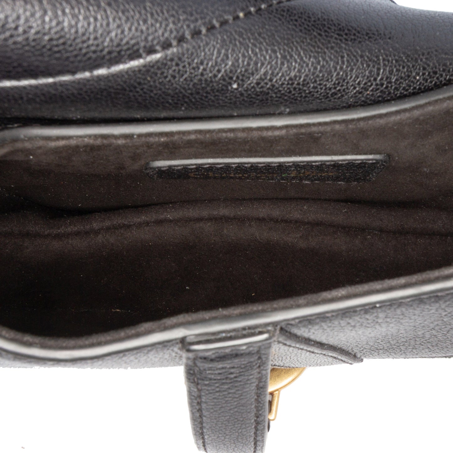 Dior Saddle Bag in Pelle di Capra Nera – Mini Size (2021)