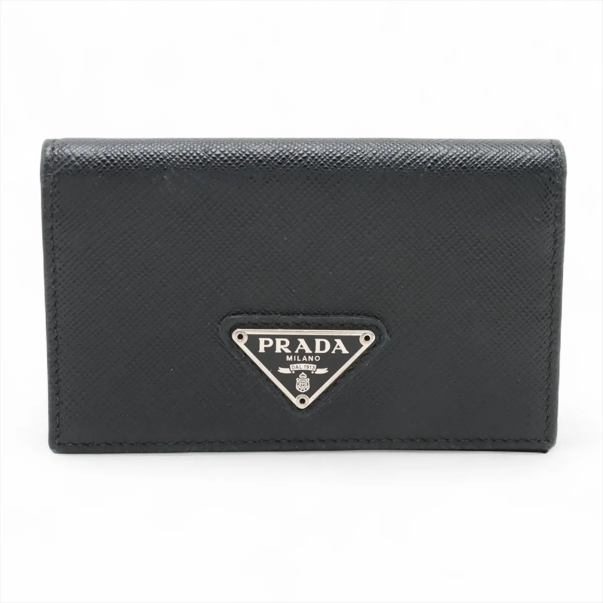 Prada – Porta Carte in Pelle Saffiano Nero
