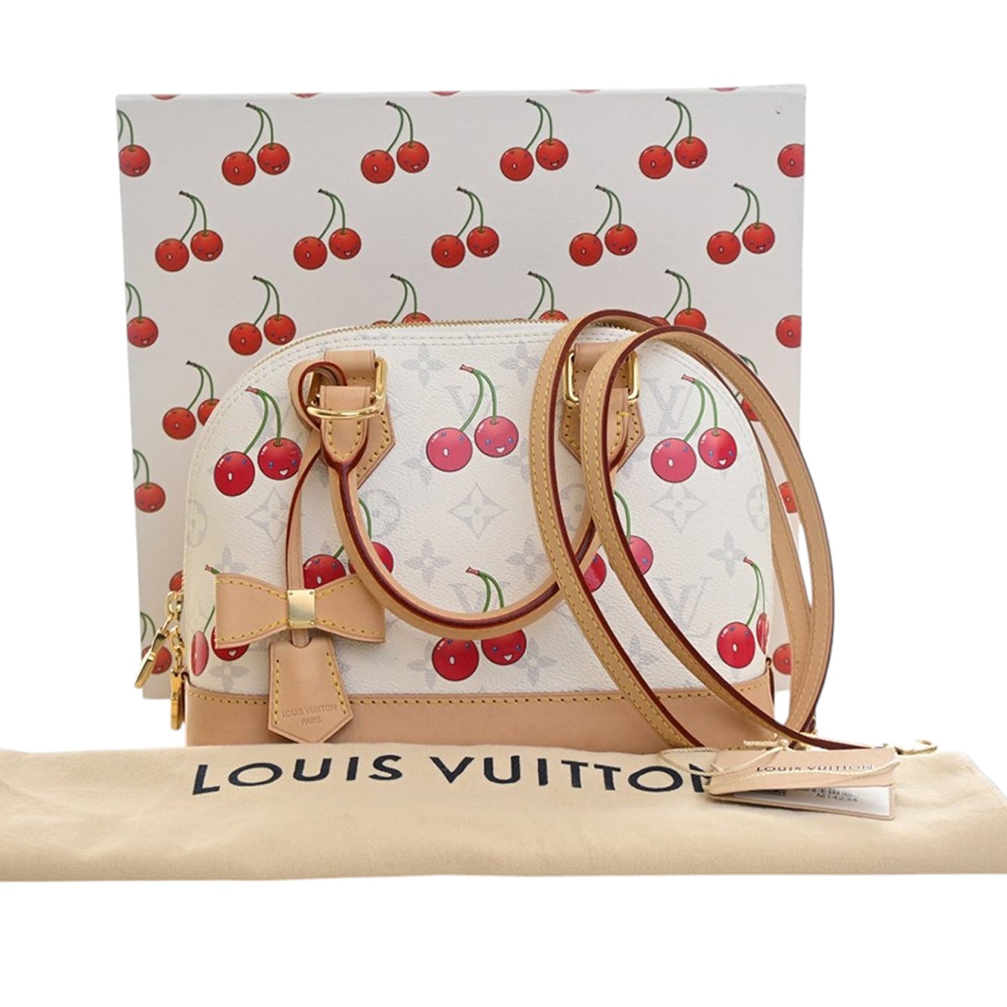 Louis Vuitton Alma BB Murakami Cherry 2021 | Edizione Limitata Autentica – Etoilux