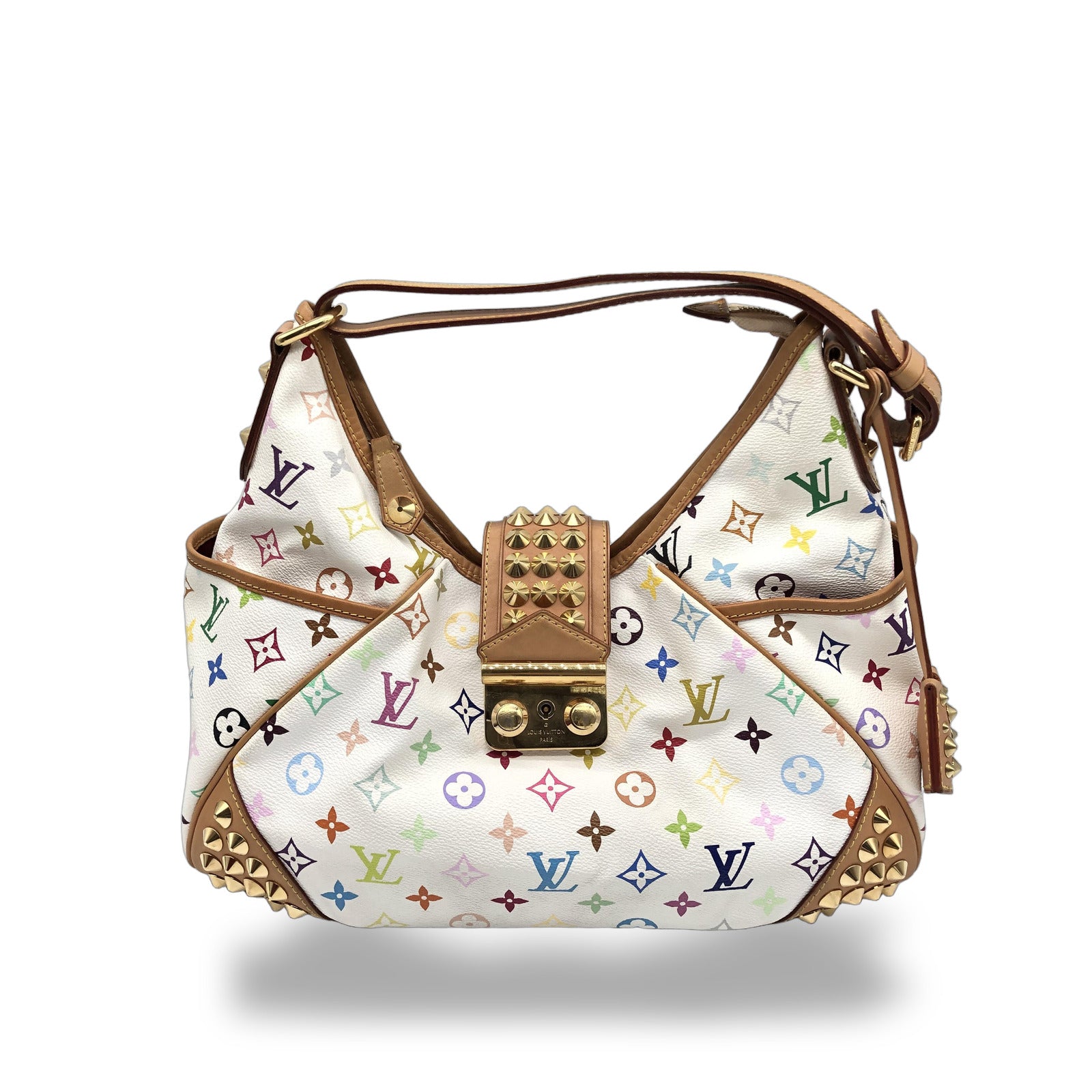 Louis Vuitton Chrissie MM Monogram Multicolore Blanc | Etoilux