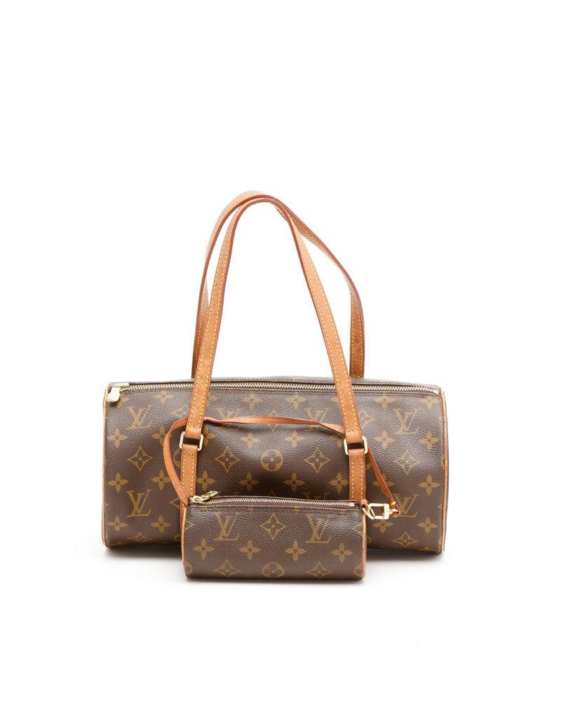 Louis Vuitton Papillon 30 Monogram con Pochette Vintage 1998 — Autentica | Etoilux