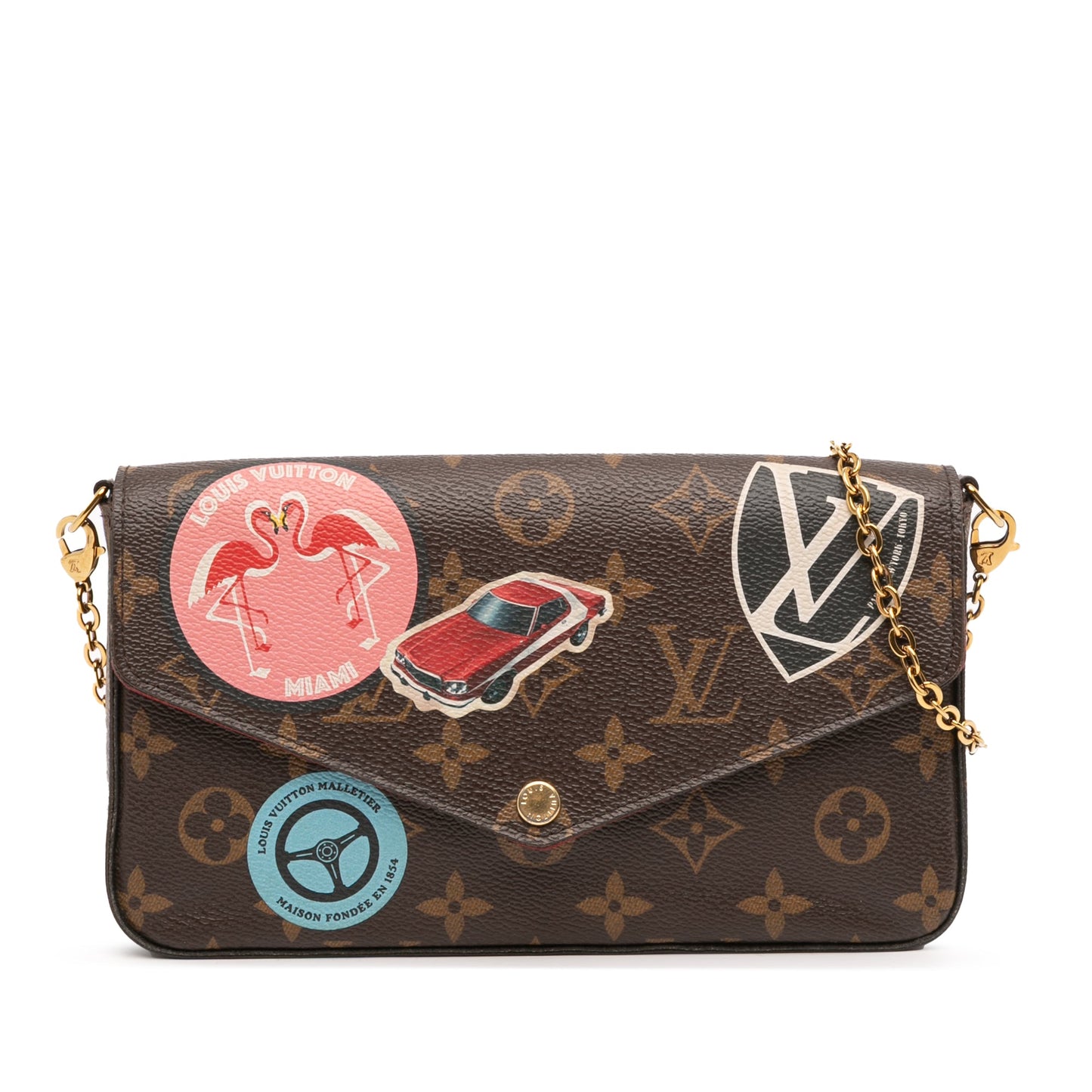 Louis Vuitton Pochette Félicie – Monogram World Tour (2016)
