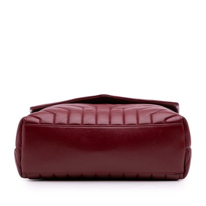 Saint Laurent LouLou Medium in pelle trapuntata – Rosso (2018)