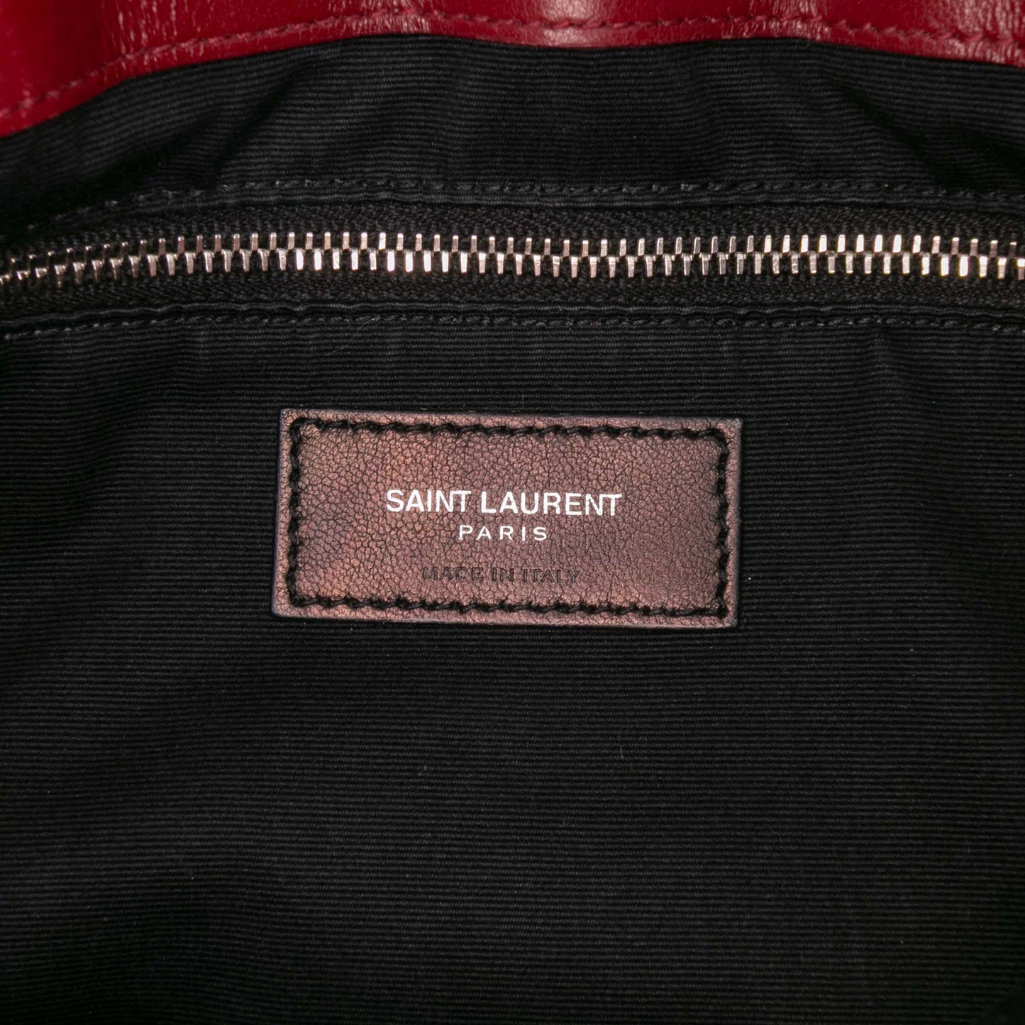 Saint Laurent LouLou Medium in pelle trapuntata – Rosso (2018)