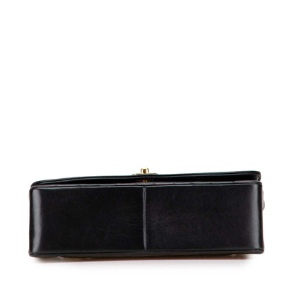 Chanel Diana Flap Medium in pelle di agnello nera – Vintage 1991/1994