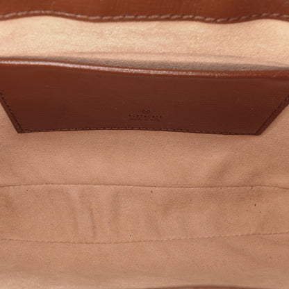 Gucci – Jackie 1961 Mini in tela GG Supreme con finiture in pelle – Marrone – 13 x 19 x 3 cm