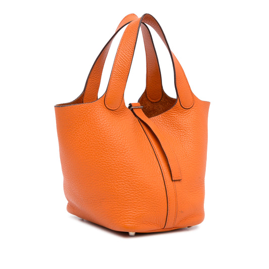 Hermès – Picotin Lock 18 in pelle di vitello arancione – 2004