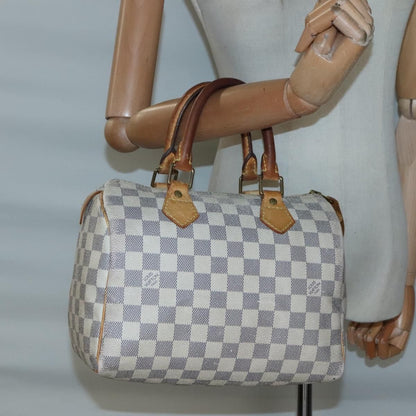 Louis Vuitton – Speedy 25 in tela Damier Azur – Made in France (anno 2017)