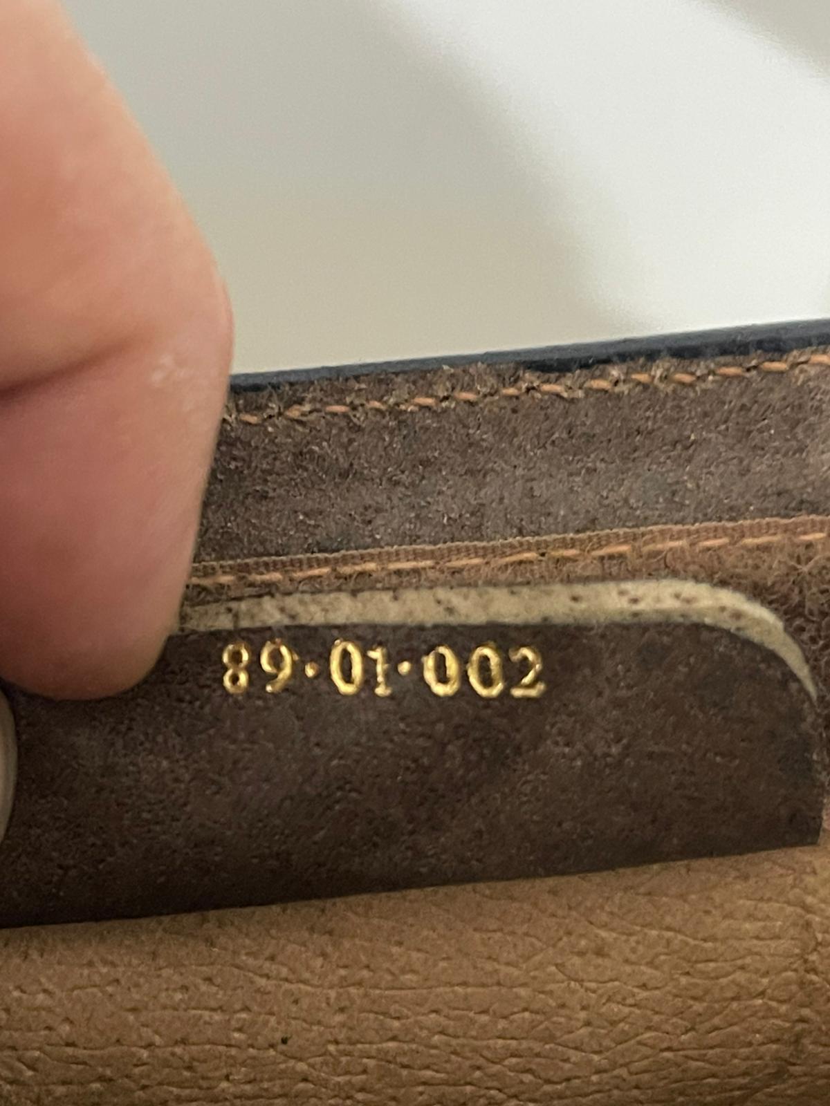 Gucci Clutch Vintage Monogram Canvas con Finiture in Pelle – Brown/Beige