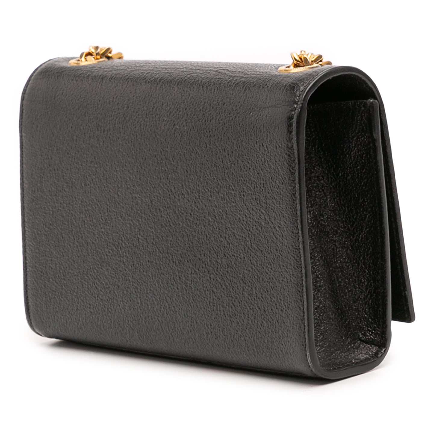 Saint Laurent Kate – Pelle nera con catena dorata (2016)