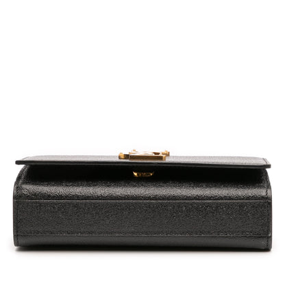 Saint Laurent Kate – Pelle nera con catena dorata (2016)
