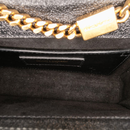Saint Laurent Kate – Pelle nera con catena dorata (2016)