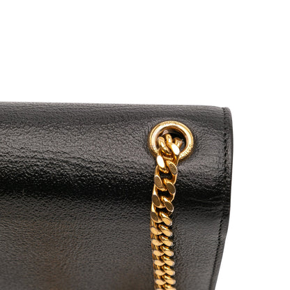 Saint Laurent Kate – Pelle nera con catena dorata (2016)