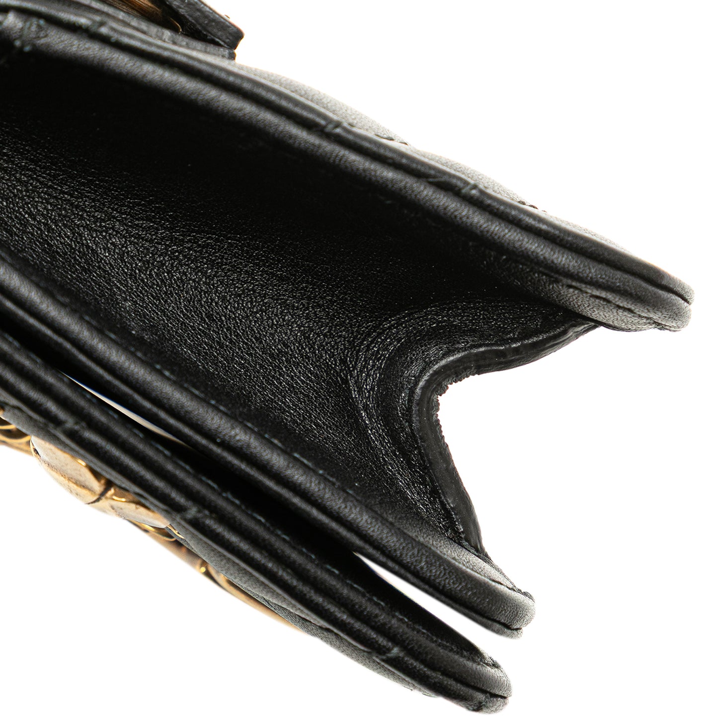 Gucci – Mini Belt Bag in pelle trapuntata con borchie – Nero – 2016/2025