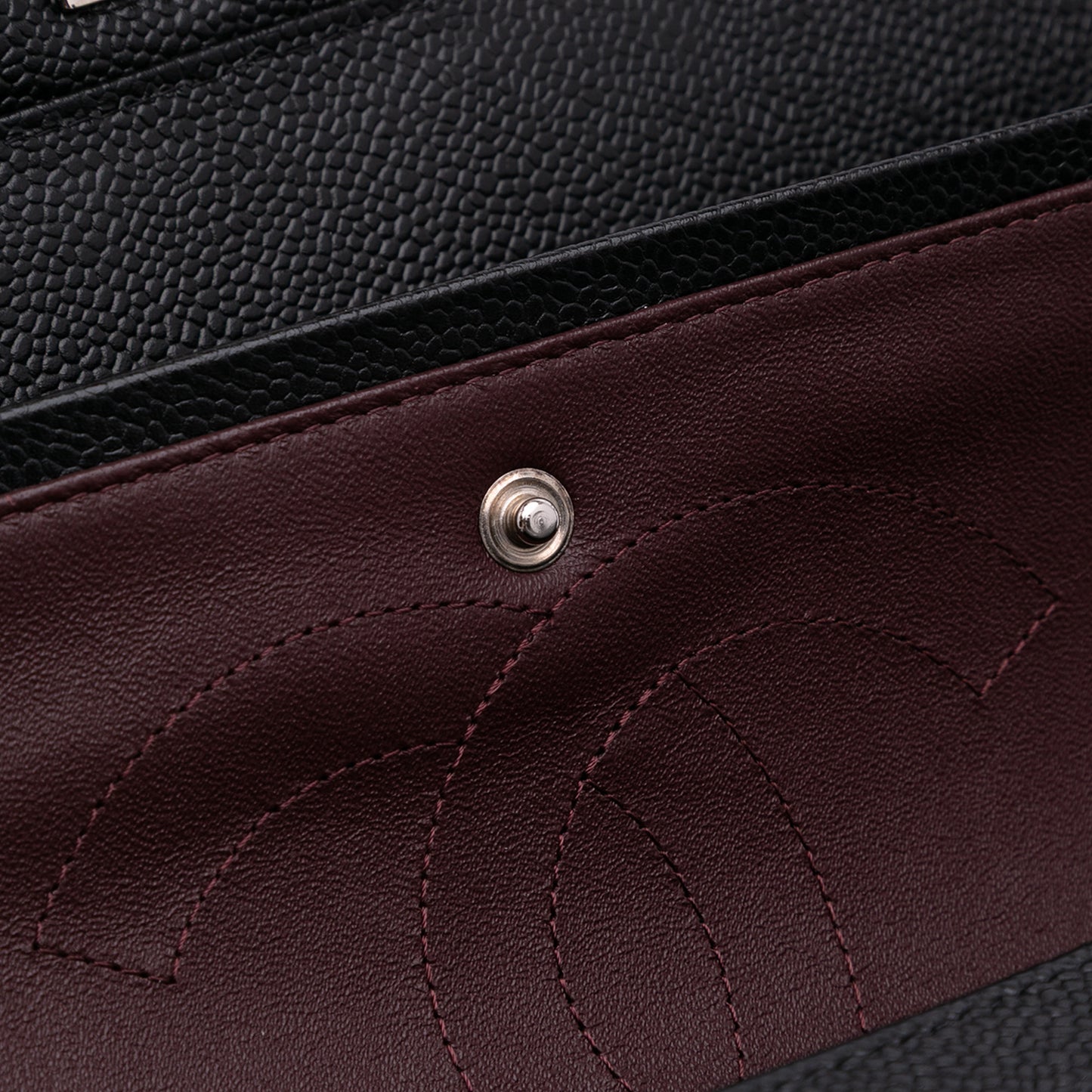 Chanel Classic Double Flap – Caviar Nero – Hardware Argento (2011)