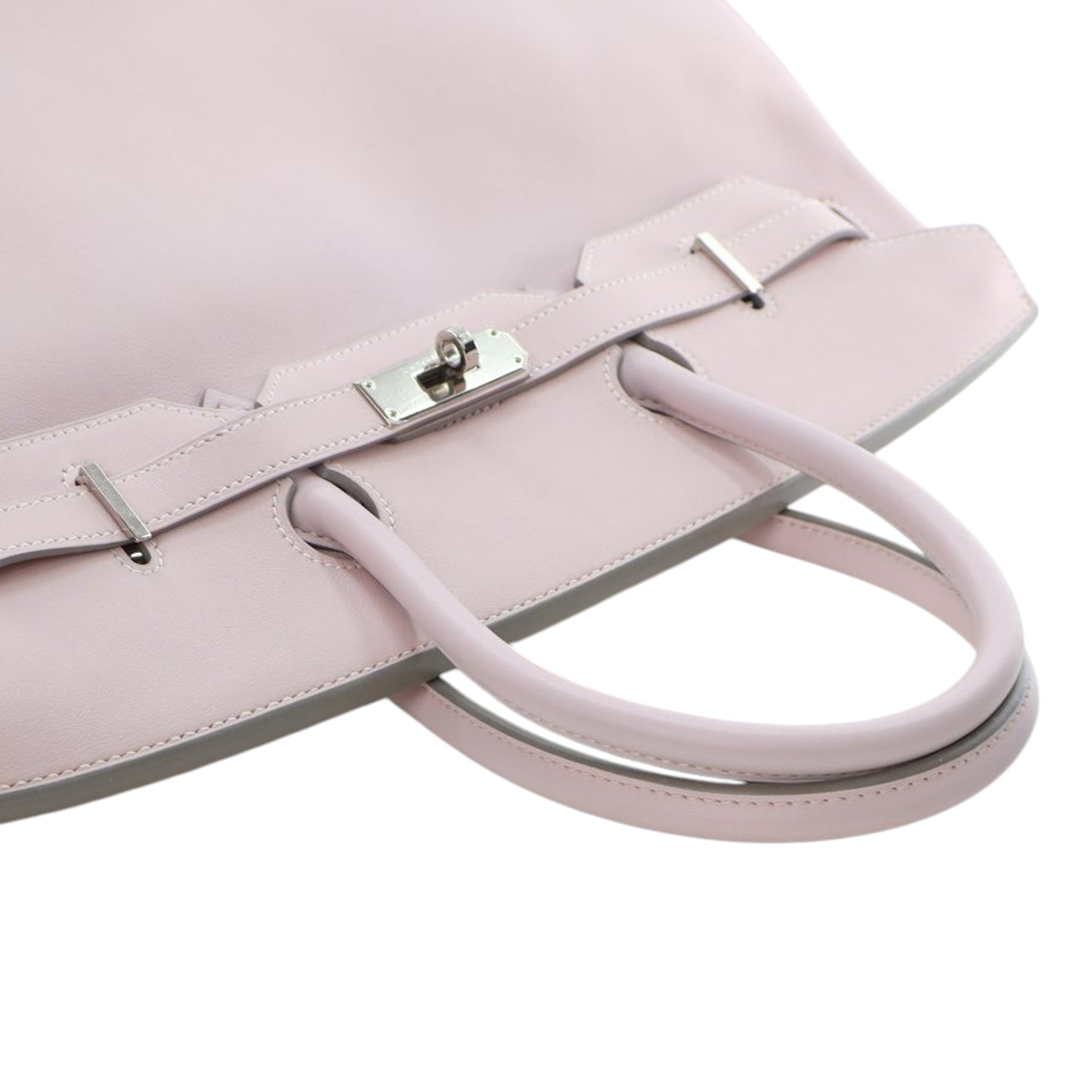 Hermès Birkin Retourne 35 in pelle Swift Rose Dragee (2009) – Size 35