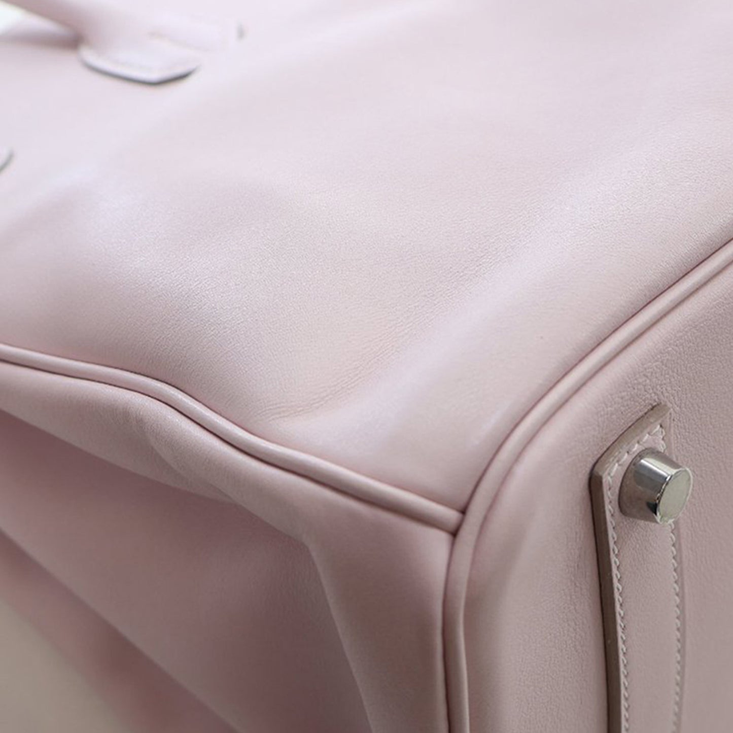 Hermès Birkin Retourne 35 in pelle Swift Rose Dragee (2009) – Size 35