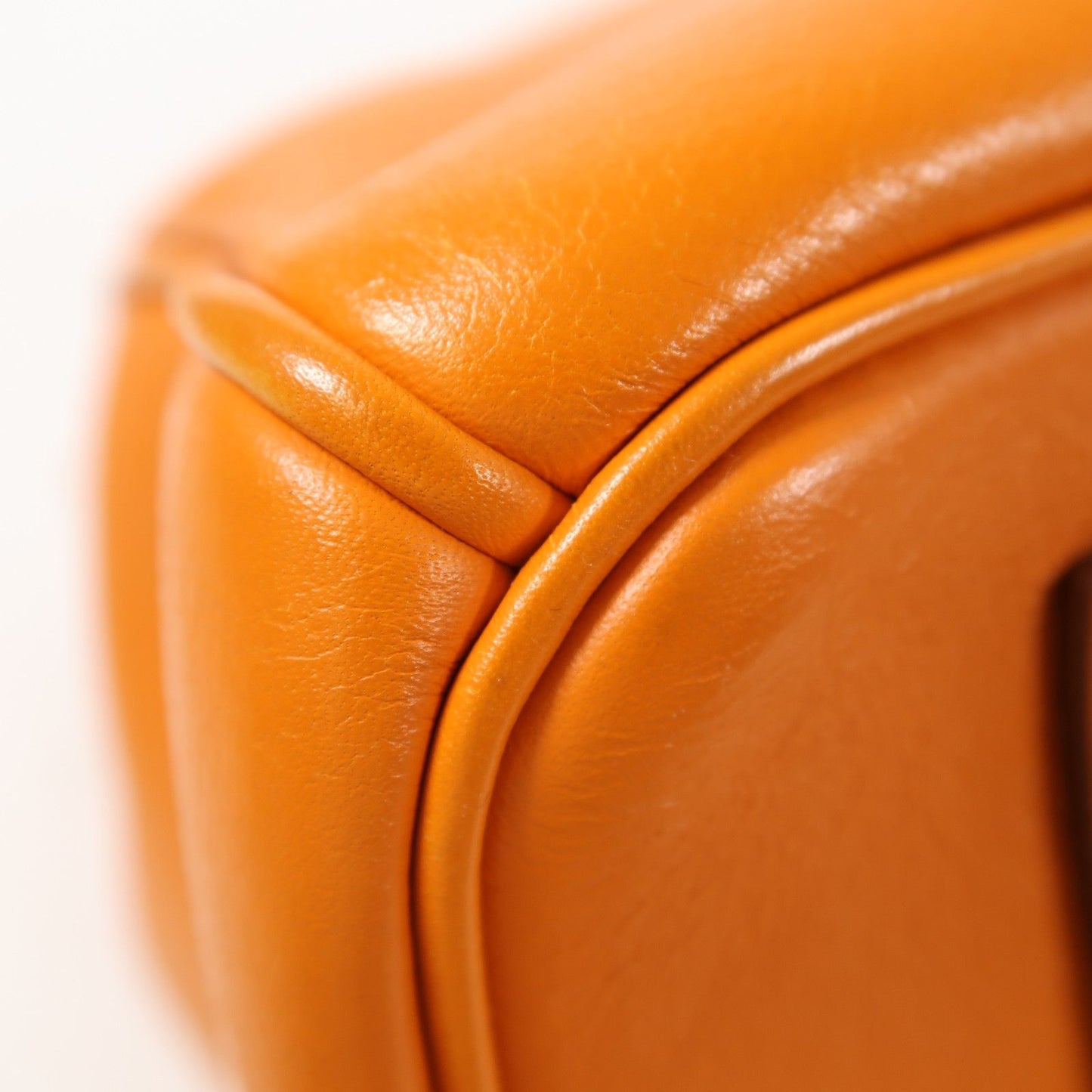 Hermès – Birkin 35 – Swift Leather Orange 93 – Palladium Hardware – Stamp N