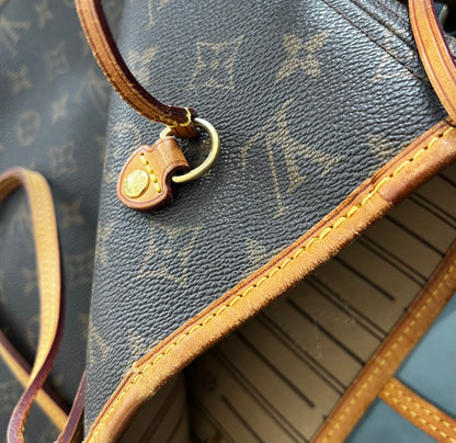 Louis Vuitton Neverfull MM Tela Monogram Marrone – Vintage