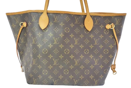 Louis Vuitton Neverfull MM Tela Monogram Marrone – Vintage