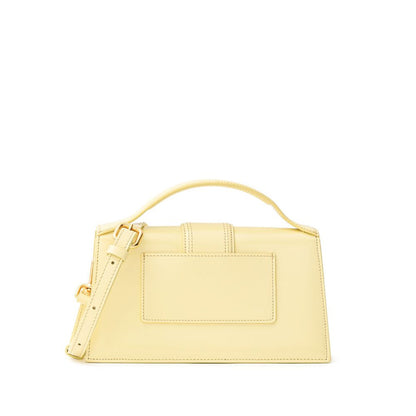 Jacquemus Le Grand Bambino Pelle Liscia Giallo Pastello – 23 cm