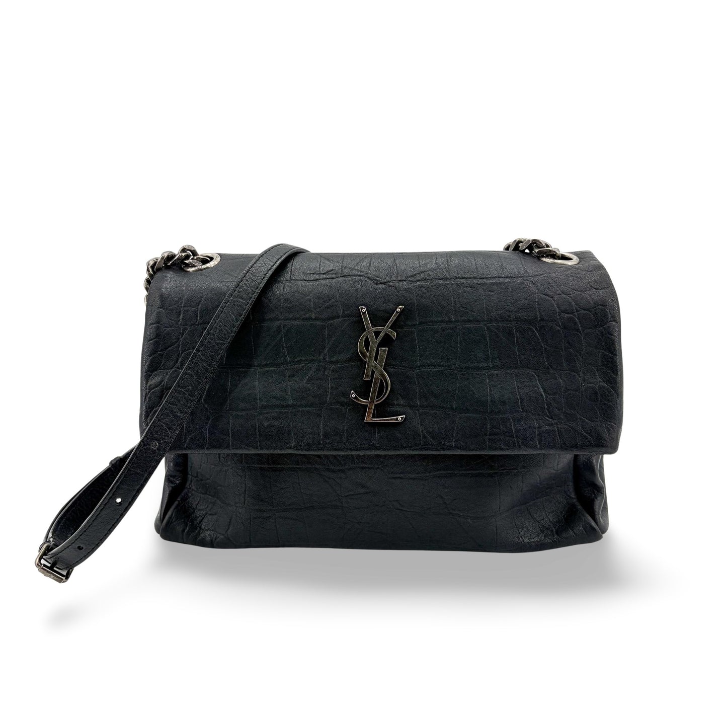 Saint Laurent Medium Nikki Croco