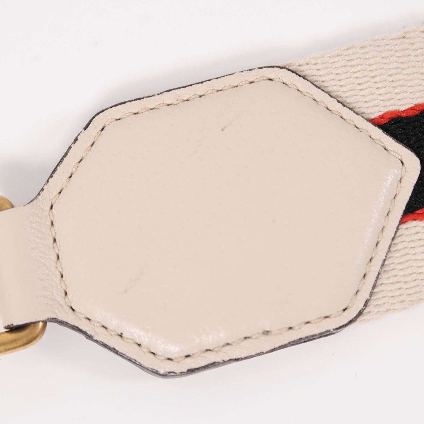 GUCCI Cowhide Leather Totem Butterfly Shoulder Bag Beige