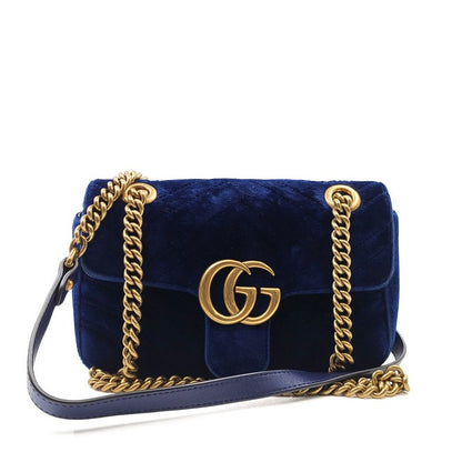Gucci GG Marmont Flap in Velluto