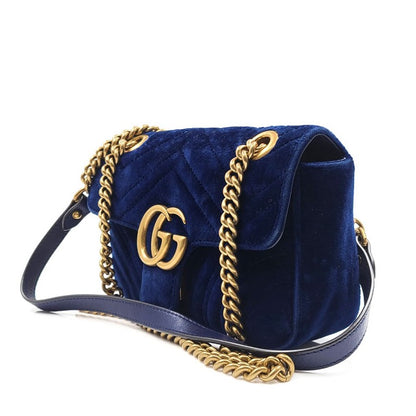 Gucci GG Marmont Flap in Velluto