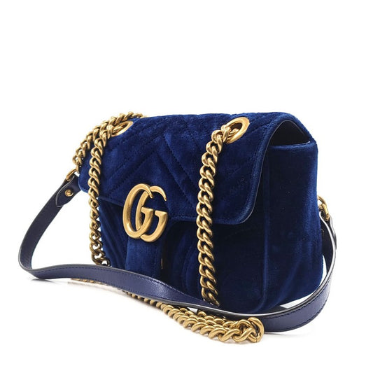 Gucci GG Marmont Flap in Velluto