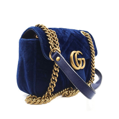 Gucci GG Marmont Flap in Velluto