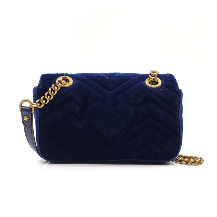 Gucci GG Marmont Flap in Velluto