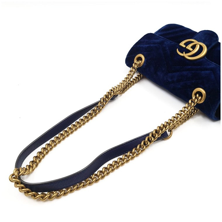 Gucci GG Marmont Flap in Velluto